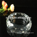 2015 Hot Selling Round Cheap Clear Crystal Ashtray for wedding favor